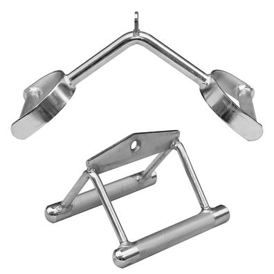 Sporttrend 24 - Seilzug Set Parallelgriff schmal + Rudergriff mit Hufgriff