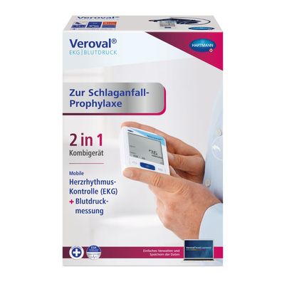 4x Hartmann Veroval® EKG- und Blutdruckmessgerät | Packung (1 Stück)