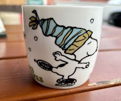 Peanuts Tasse Snoopy Chasing Snowflakes Keramik 300 ML Kaffee Tee