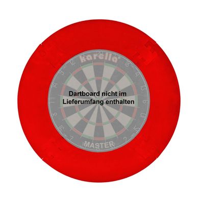 Karella Catchring EVA 4-teilig rot | Dart Board Surround Border Umrandung für