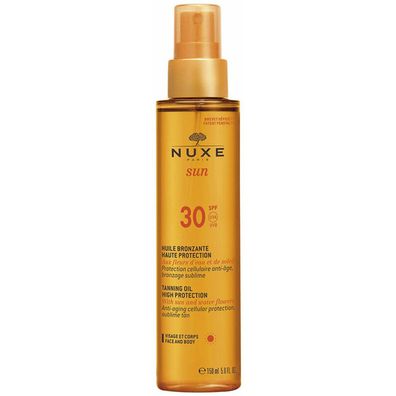 Nuxe Sun Tanning Oil High Protection SPF30