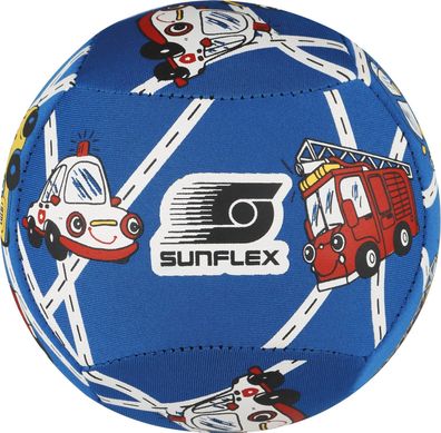 Sunflex Neoprenball Größe 2 Youngster Cars | Beachball Strandball Wasserball Kindg