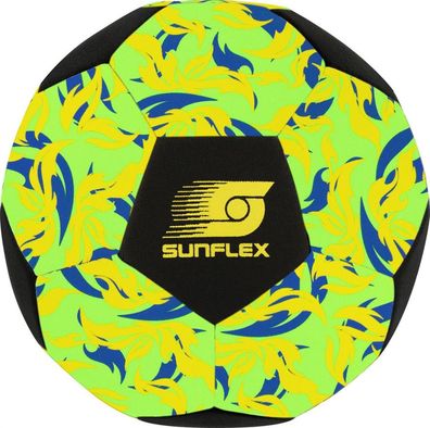 Sunflex Neopren Fußball Size 5 Glow Flames Firegreen | Ball Ballsport Ballspiel