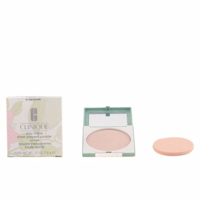 Clinique Stay Matte Sheer Pressed Powder Oil-Free 01 Stay Buff 7 g