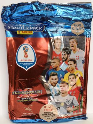 Panini FIFA World Cup Russia 2018 Adrenalyn XL Mega Starter-Pack Fußball NEU!