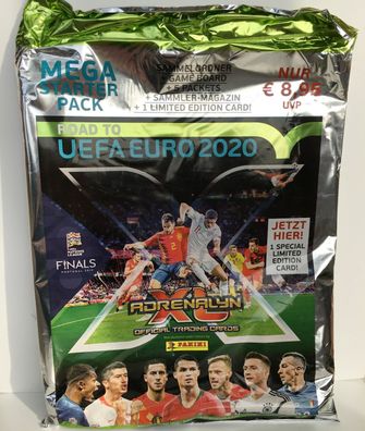 Panini Road to UEFA Euro 2020 Adrenalyn XL Mega Starter-Pack Fußball NEU!