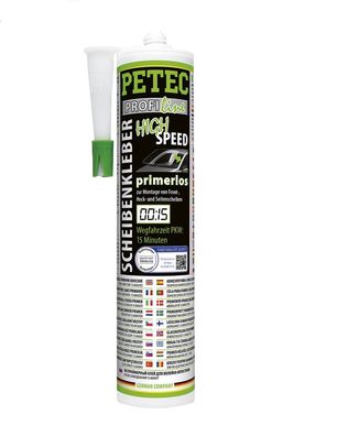 Petec Scheibenkleber high speed 290 ml Kartusche