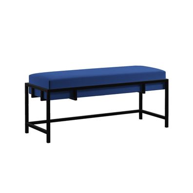 BETTSO Polsterbank LAMO 80 navy blau Gestell schwarz