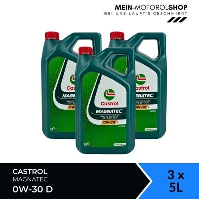 Castrol Magnatec 0W-30 D 3x5 Liter