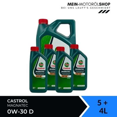 Castrol Magnatec 0W-30 D 5 + 4 Liter
