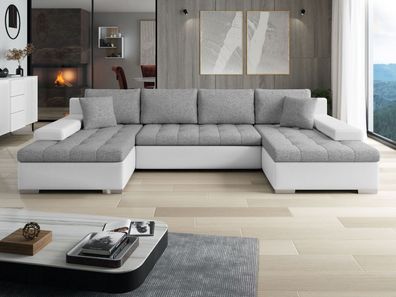 Ecksofa Bangkok Mini U mit Bettkasten und Schlaffunktion Eckcouch Wohnlandschaft