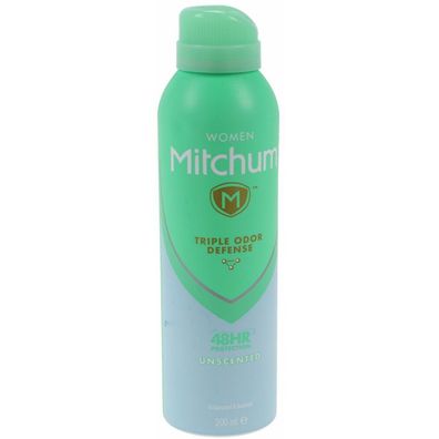 Mitchum Women Deodorant Spray 200ml - Unscented