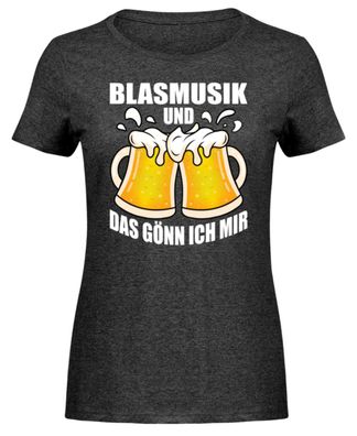 Blasmusik UND DAS GÖNN ICH MIR - Damen Melange Shirt