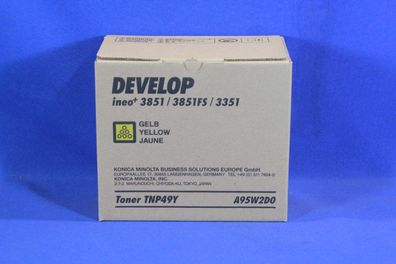 Develop TNP49Y Toner Yellow A95W2D0 -A