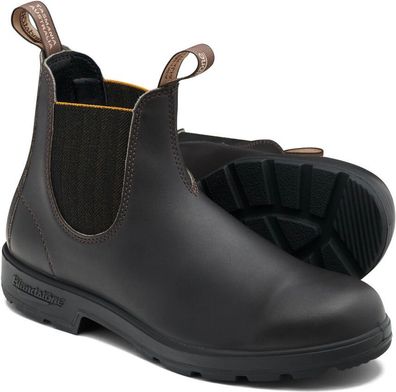 Blundstone Chelsea Boots #2403 Brown Leather With Mustard Elastic (Originals Series)