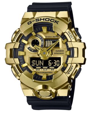 Casio G-Shock G-Steel Herrenuhr Schwarz/Goldfarben GM-700G-9AER