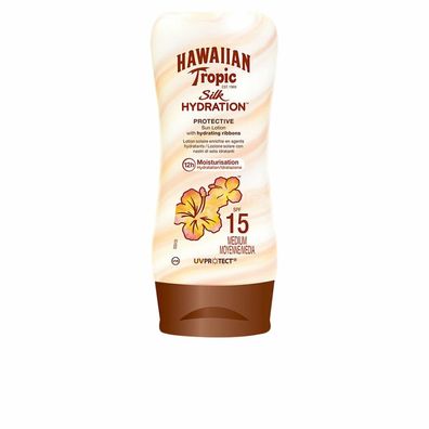 Hawaiian Tropic Silk Hydration Protective Sun Lotion Spf15 180ml