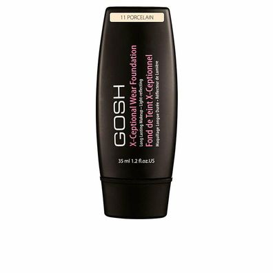 Gosh X-Ceptional Wear Foundation Long Lasting Makeup 11 Porcelain 35ml