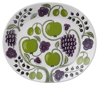 Arabia Paratiisi serving platter 36cm purple 1016091