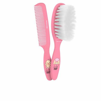 Beter Baby Brush And Comb Set Pink