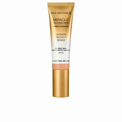 Max Factor Miracle Second Skin Spf20 7 Neutral Medium 30ml