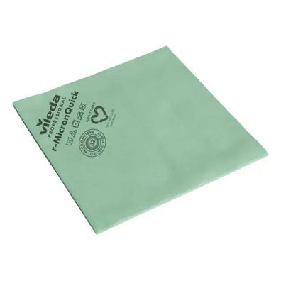 20x Vileda Professional r-NanoTech micron grün - 38x40 cm | Packung (5 Stück)