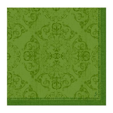 12x Dunilin®-Serviette 40 x 40 cm Opulent Leaf Green | Packung (45 Stück)