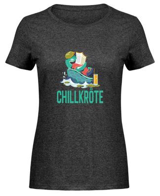 Chillkröte - Damen Melange Shirt
