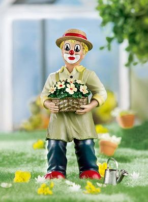 Gilde Clown, "Der Blumenkorb", Blumendesign, Kunstharz, mehrfarbig, VE 1, L. 6