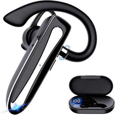 Bluetooth Headset mit Mikrofon, Freispreche Kabellos Headset Handy