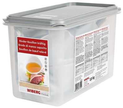 WIBERG Rinder-Bouillon kräftig ohne sichtbare Bestandteile 3,8 KG