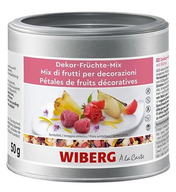 WIBERG Dekor-Früchte-Mix mit Blüten 50g