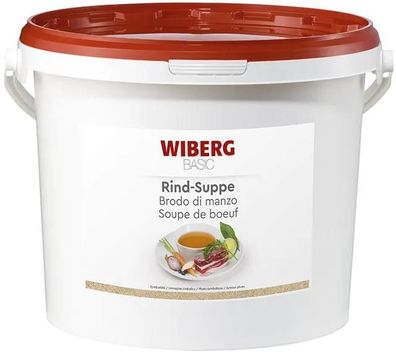 WIBERG Rind-Suppe mit Zusätzen von Geschmacksverstärker 5KG