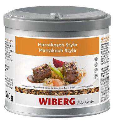 WIBERG Marrakesch Style Gewürzzubereitung, mit gerösteten Gewürzen 260g