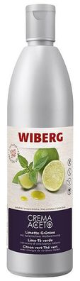 WIBERG Crema di Aceto Limette-Grüntee mit italienischem Weißweinessig 500ml