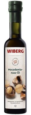 WIBERG Macadamianuss-Öl Kaltgepresst, aus gerösteten Macadamianüssen 250ml