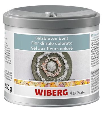 WIBERG Salzblüten bunt Salzflocken mit Gewürzen 550g