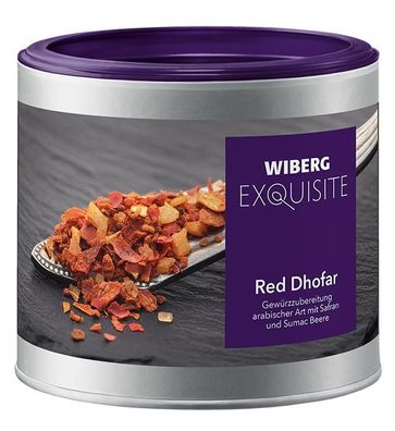 WIBERG Red Dhofar Gewürzzubereitung arabischer Art mit Safran und Sumac Beere 210g