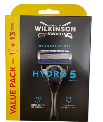 13 Wilkinson Sword Hydro5 Rasierklingen+Rasierer OVP/Neu