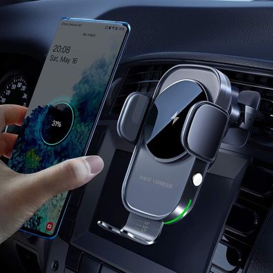 15W Fast Wireless Charger Auto Handyhalterung Mit Ladefunktion