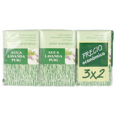 Agua Lavanda Puig Aromatic Toilet Soap Set