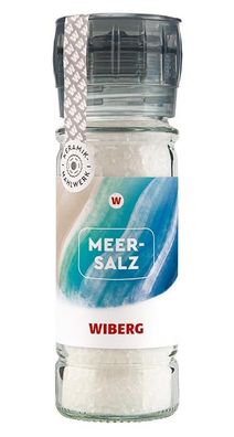 WIBERG Gewürzmühle Meersalz grob, unjodiert 112g