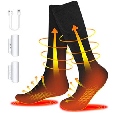 Elektrische Heizsocken Batteriesocken Thermosocken Winterfußwärmer