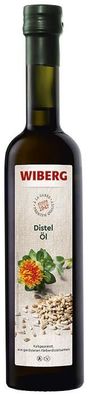 WIBERG Distel-Öl Kaltgepresst, aus gerösteten Färberdistelsamen 500ml