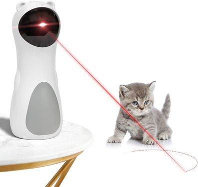 Katzenspielzeug, automatisches, interaktives Laserspielzeug fér Kätzchen, Hunde, USB