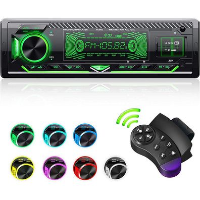 Autoradio mit Bluetooth Freisprecheinrichtung 7 Farben Licht Autoradio