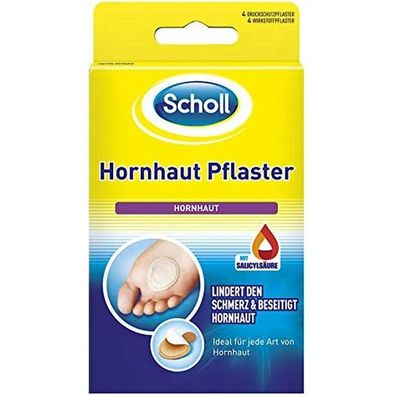 Scholl Hornhautpflaster 4 St