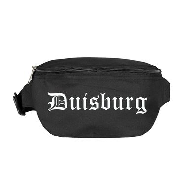 Duisburg Bauchtasche - Altdeutsch bedruckt - Gürteltasche Hipbag - Farbe