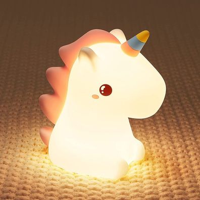 Dimmbares LED Nachtlicht fér Kinder: Einhorn Deko