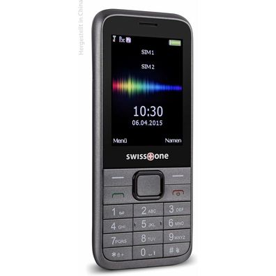 swisstone SC 560 Dual-SIM-Handy schwarz